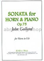 Golland J Sonata For Horn In Eb And Piano Op 75