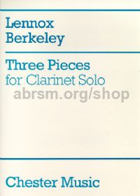 Three Pieces for Clarinet Solo