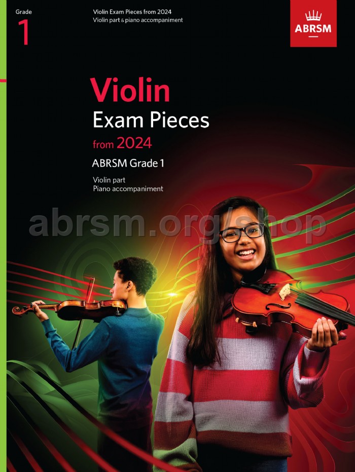 Violin Exam Pieces From 2024 ABRSM Grade 1 Violin Part Piano   $wm1 700x0 $ 9781786015488 Cov 